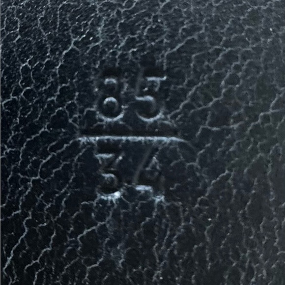 Prada belt black leather made in Italy 85/34 - Picture 10 of 10